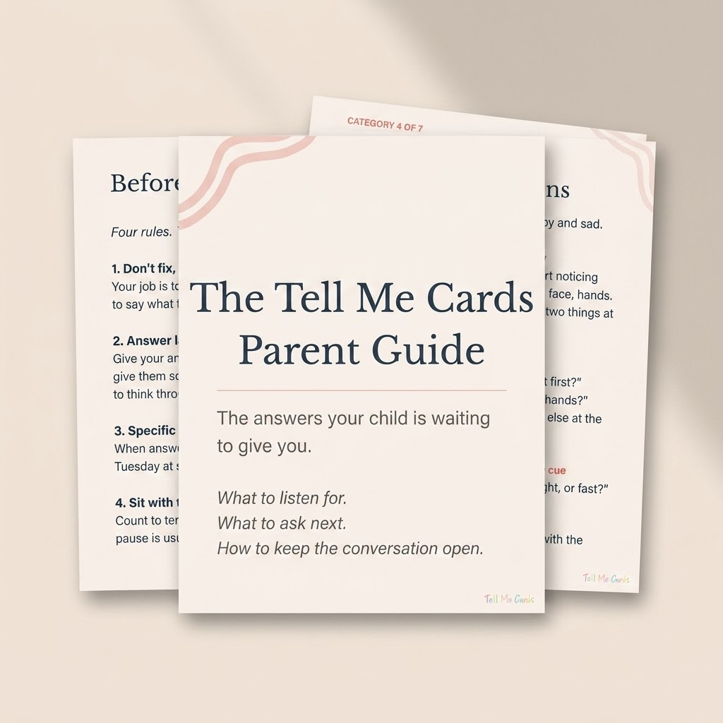 The Tell Me Cards Parent Guide