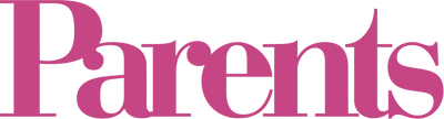 Pink 'Parents' logo on a white background